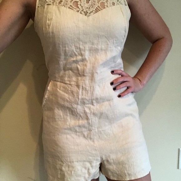 Forever 21 Pants - Tan romper